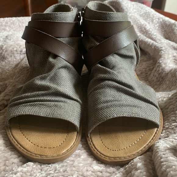 Blowfish Malibu wedge sandals - size 7.5 - Picture 3 of 15